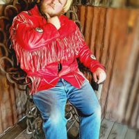 Horseshoe throne at Blue Cat Bar & Grill, Huntley Montana 