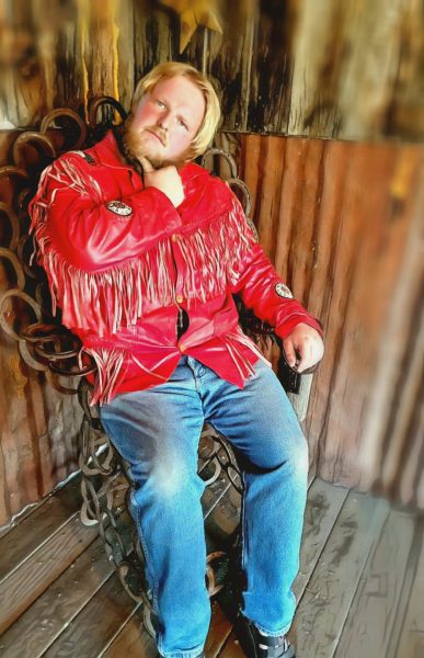 Horseshoe throne at Blue Cat Bar & Grill, Huntley Montana