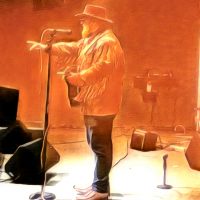 Pointing out to crowd at Nordic Taphouse Monticello Minnesota 